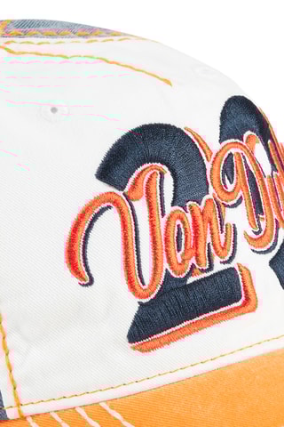 Gorra vaquera - Blanco, azul y amarillo