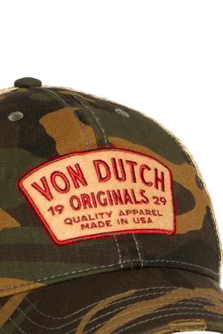 Gorra - Caqui y marrón