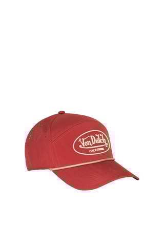 Gorra - Rojo, beige y negro