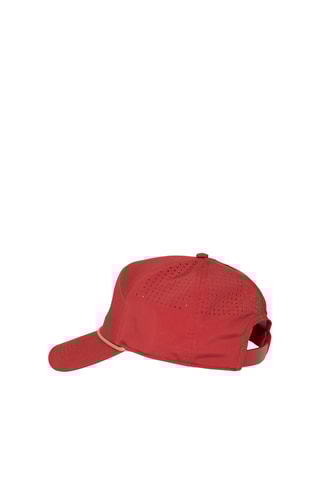 Gorra - Rojo, beige y negro