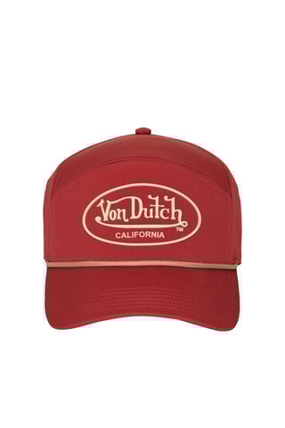 Gorra - Rojo, beige y negro