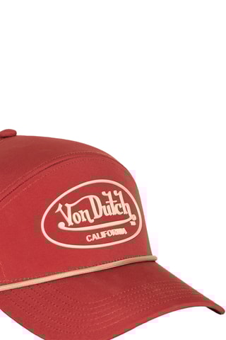 Gorra - Rojo, beige y negro