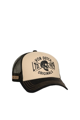 Gorra - Negro y beige