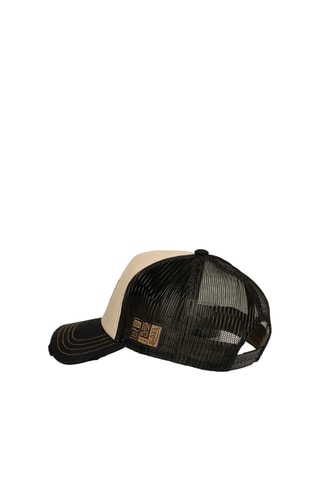 Gorra - Negro y beige