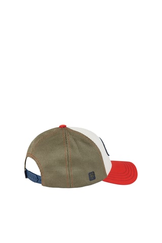 Gorra - Beige y naranja