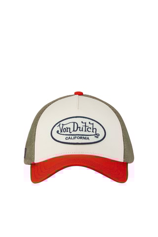 Gorra - Beige y naranja