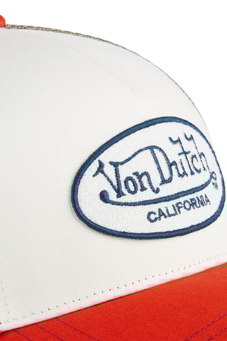 Gorra - Beige y naranja