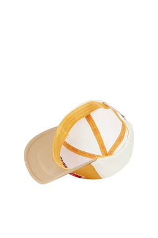 Gorra - Beige, naranja y burdeos