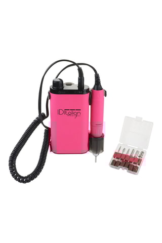 Levigatrice elettrica per unghie - Rosa - 6 testine - 35000 giri/min