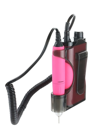 Levigatrice elettrica per unghie - Rosa - 6 testine - 35000 giri/min