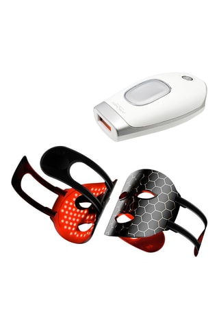 Maschera trattamento viso e dispositivo a luce pulsata - Antietà