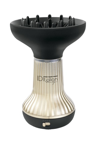 Asciugacapelli diffusore per ricci - Nero & dorato - 800 W