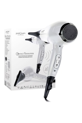 Asciugacapelli - Contact Revolution Touch Technology - Bianco - 2000 W