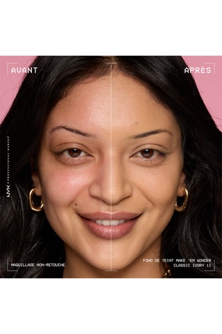 Base de maquillaje Em Wonder - Para todo tipo de piel - 11 classic Ivory - 30 ml - Nyx