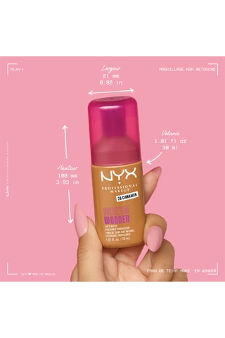 Base de maquillaje Em Wonder - Para todo tipo de piel - 11 classic Ivory - 30 ml - Nyx