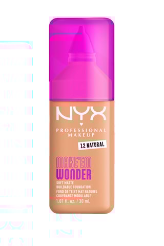 Base de maquillaje Em Wonder - Para todo tipo de piel - 12 natural - 30 ml - Nyx