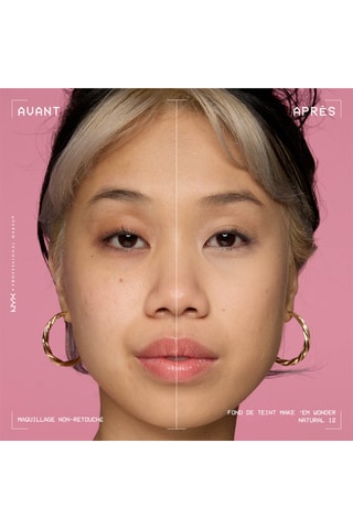 Base de maquillaje Em Wonder - Para todo tipo de piel - 12 natural - 30 ml - Nyx