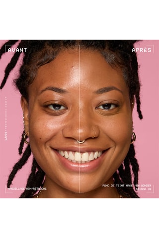 Base de maquillaje Em Wonder - Para todo tipo de piel - 33 Sienna - 30 ml - Nyx