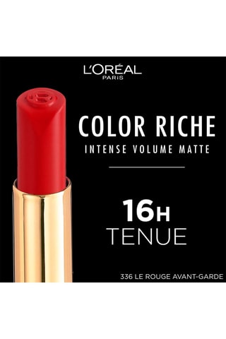 Pintalabios Color Riche Intense Volume Matte - N.° 336 Le rouge avant-garde - 1,8 g