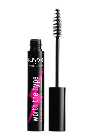Máscara de pestañas voluminizadora waterproof Worth The hype - Black - 7 ml