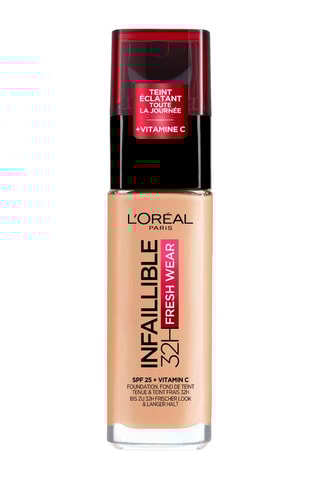 Base de maquillaje fluida Infaillible 32 h Fresh Wear - N.° 120 Vanille Doré - 30 ml