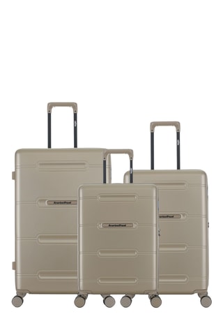 Set de 3 valises - 60/66/76 cm - Beige