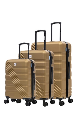 Set de 3 valises - 55/65/75 cm - Beige