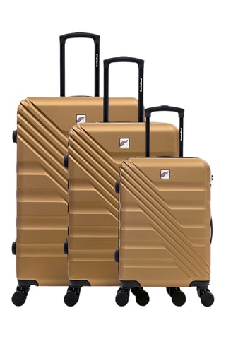 Set de 3 valises - 55/65/75 cm - Beige