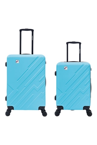 Valise cabine et valise semaine (S/M) - 56/66 cm - Bleu