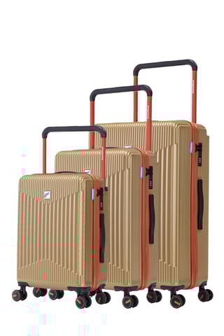 Set de 3 valises - 58/68/76 cm - Beige