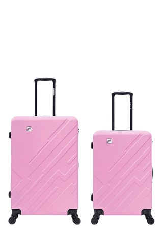 Valise semaine et valise grand volume (M/L) - 66/75 cm - Rose