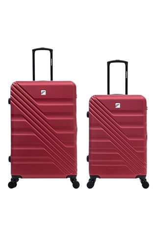 Valise semaine et valise grand volume (M/L) - 66/75 cm - Bordeaux