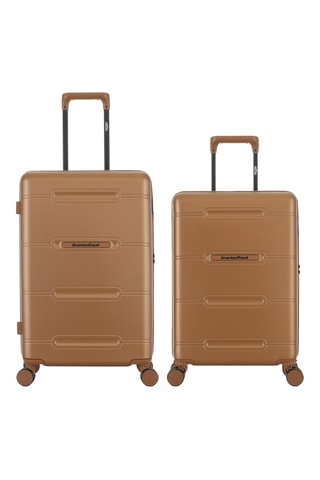 Valise cabine et valise semaine (S/M) - 60/66 cm - Marron