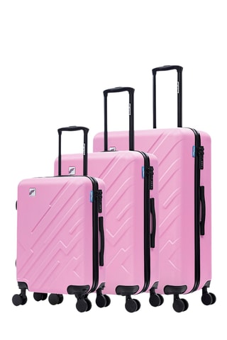 Set de 3 valises - 56/66/75 cm - Rose