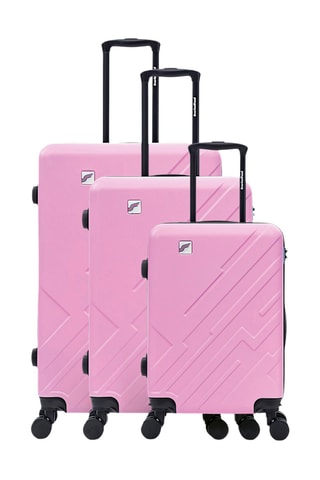 Set de 3 valises - 56/66/75 cm - Rose