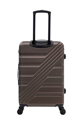 Valise semaine et valise grand volume (M/L) - 66/75 cm - Marron