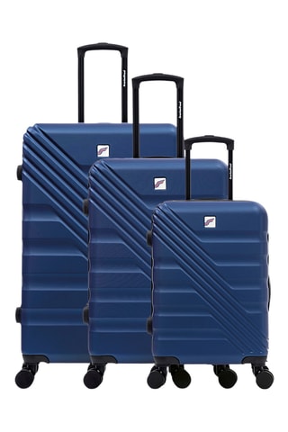 Set de 3 valises - 55/65/75 cm - Bleu marine
