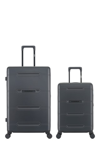 Valise cabine et valise grand volume (S/L) - 60/76 cm - Gris