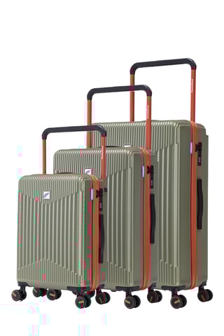 Set de 3 valises - 58/68/76 cm - Vert