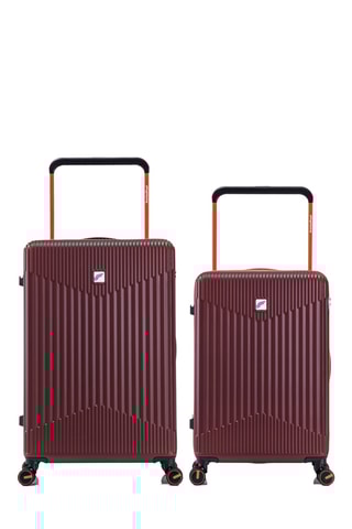 Valise semaine et valise grand volume (M/L) - 68/76 cm - Bordeaux