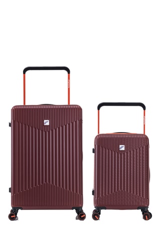 Valise cabine et valise grand volume (S/L) - 76/58 cm - Bordeaux