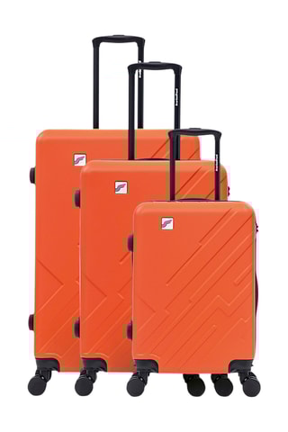 Set de 3 valises - 56/66/75 cm - Orange