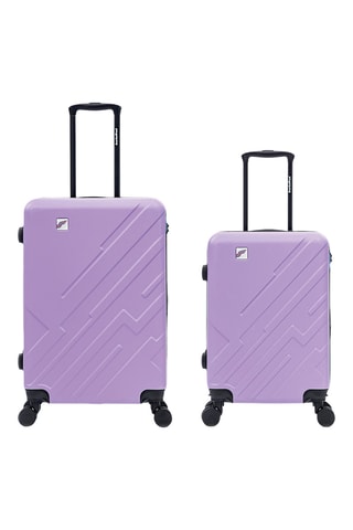 Valise cabine et valise semaine (S/M) - 56/66 cm - Violet