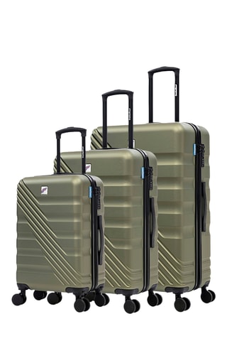Set de 3 valises - 55/65/75 cm - Vert