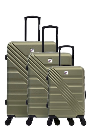 Set de 3 valises - 55/65/75 cm - Vert