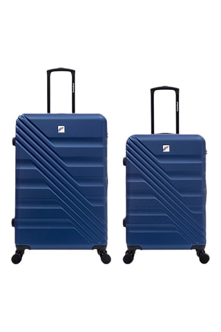 Valise semaine et valise grand volume (M/L) - 66/75 cm - Bleu marine
