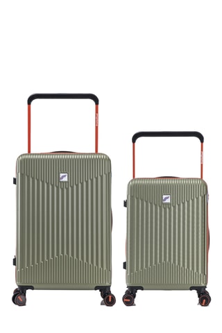 Valise cabine et valise semaine (S/M) - 68/58 cm - Vert