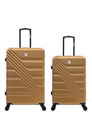 Valise semaine et valise grand volume (M/L) - 66/75 cm - Beige