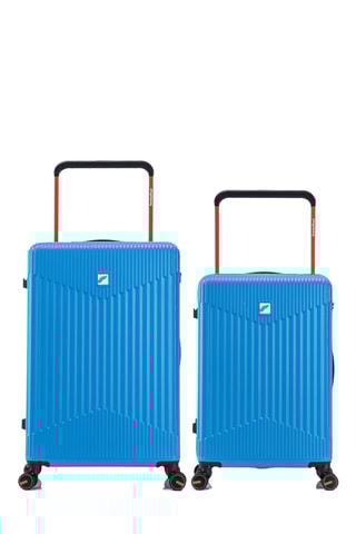 Valise semaine et valise grand volume (M/L) - 68/76 cm - Bleu