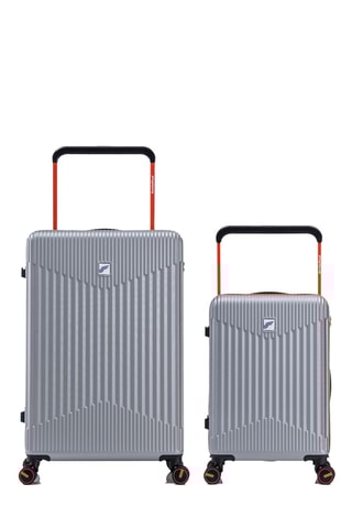 Valise cabine et valise grand volume (S/L) - 58/76 cm - Gris